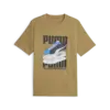 Puma GRAPHICS Sneaker Tee Kahverengi Erkek T-shirt