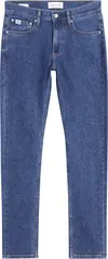 Calvin Klein SLIM TAPER Erkek Mavi Kot Pantolon