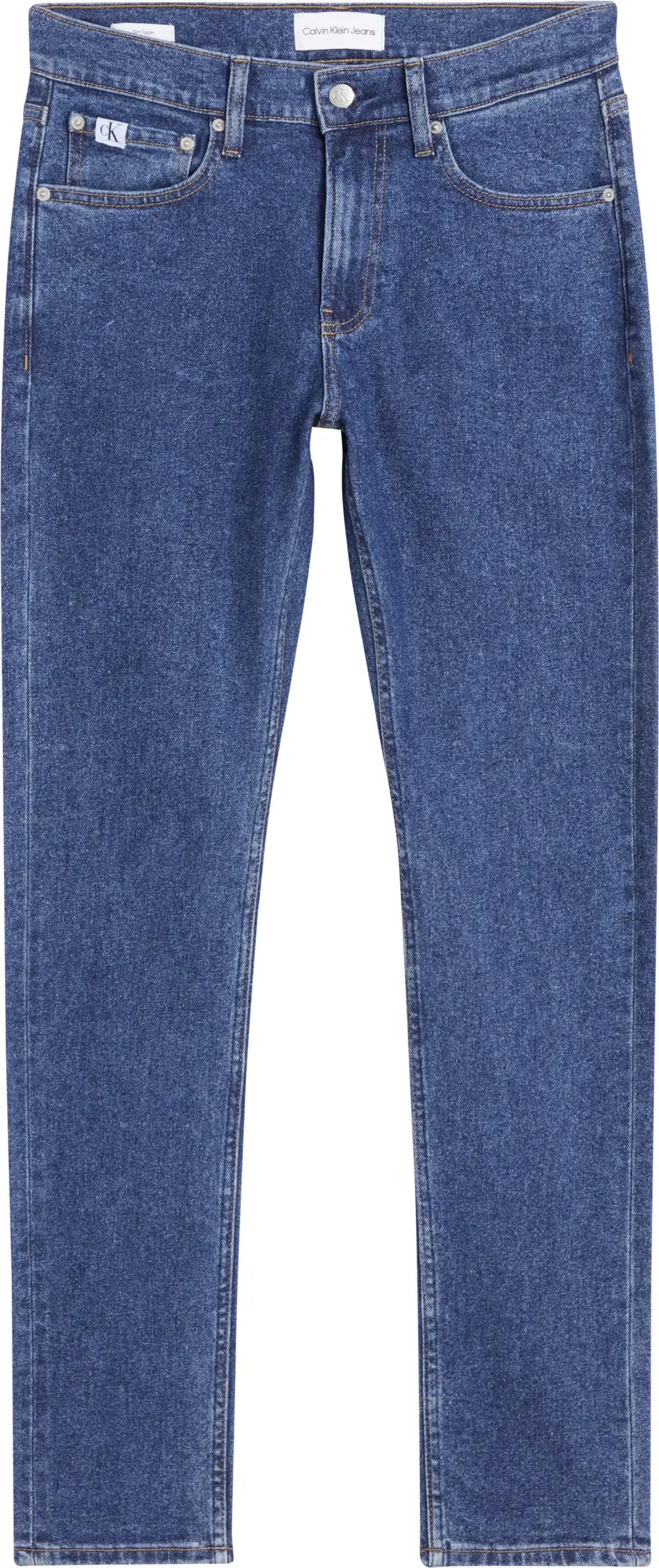 Calvin Klein SLIM TAPER Erkek Mavi Kot Pantolon
