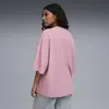 Puma DARE TO Oversized Ruched Tee Pembe Kadın T-Shirt