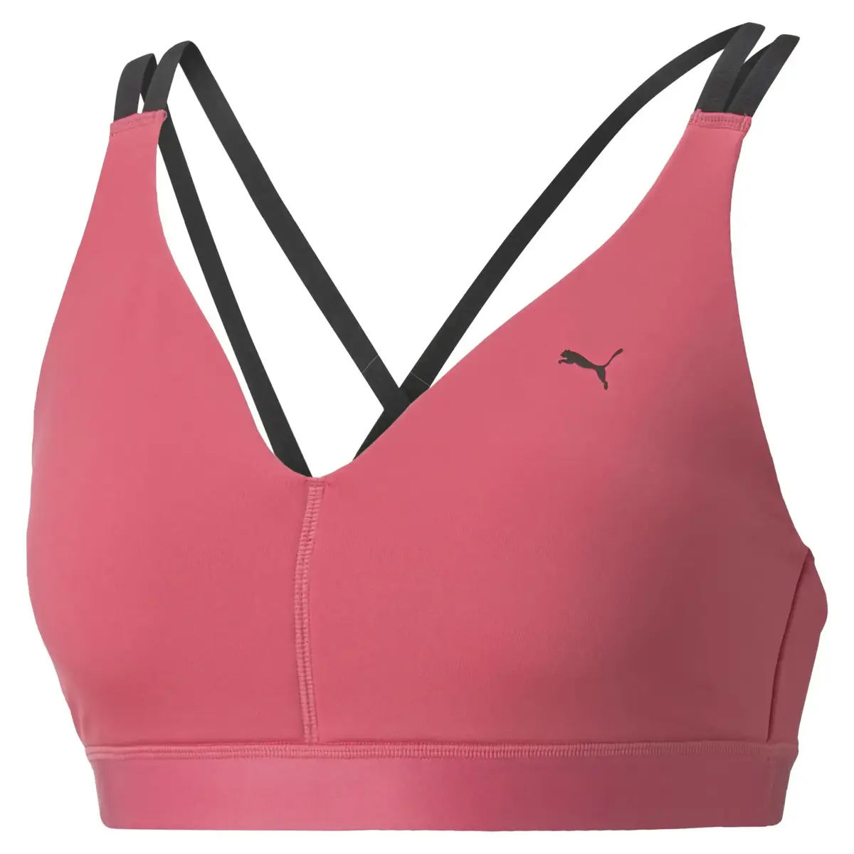 Puma Low Impact Elite Strappy Bra Pembe Kadın Orta Destekli Spor Sütyeni/Bra
