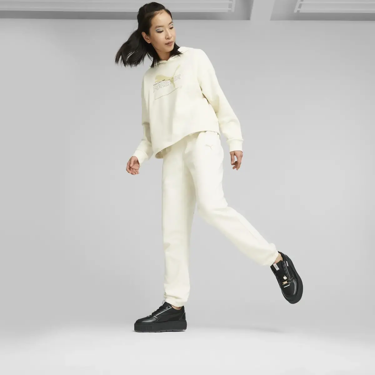 Puma Karmen Rebelle Charms Siyah Kadın Günlük Spor Ayakkabı