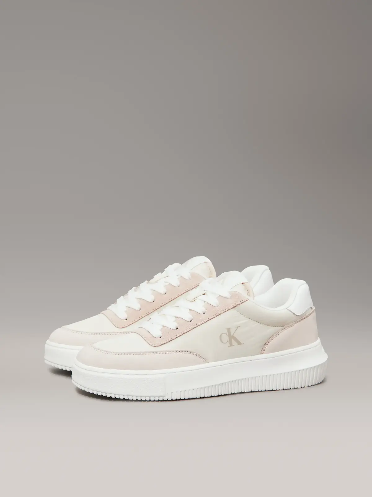 Calvin Klein CHUNKY CUPSOLE LOW M, 01T Gri Kadın Spor Ayakkabı & Sneaker