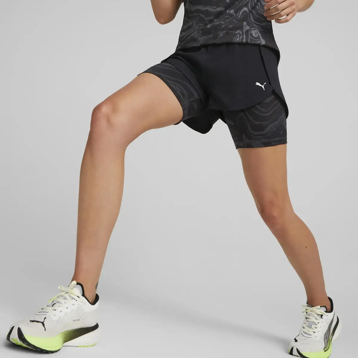 Puma Run 2İn1 Woven Short W Siyah Kadın Şort