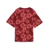 Puma ESS+ CLASS ACT AOP Tee Bordo Kadın T-Shirt