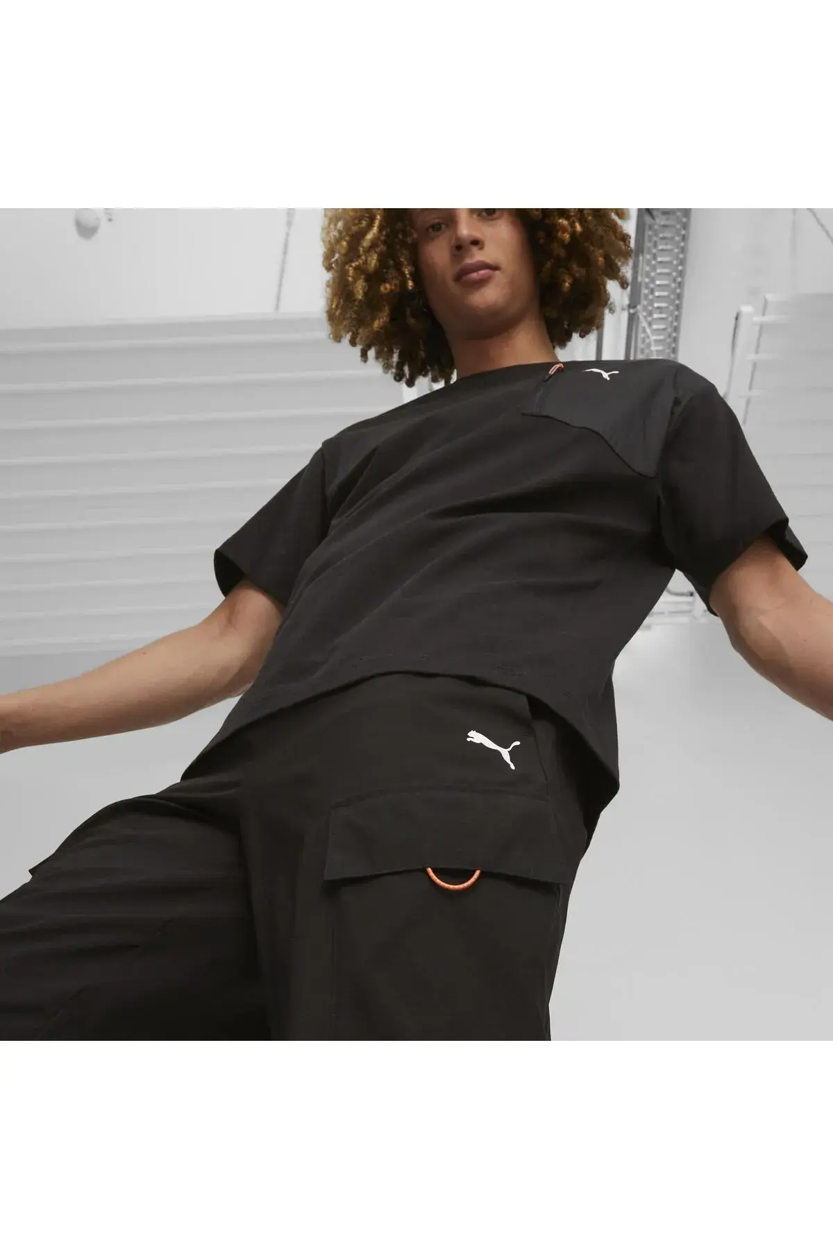 Puma OPEN ROAD Woven Cargo Pants Siyah Erkek Eşofman Altı