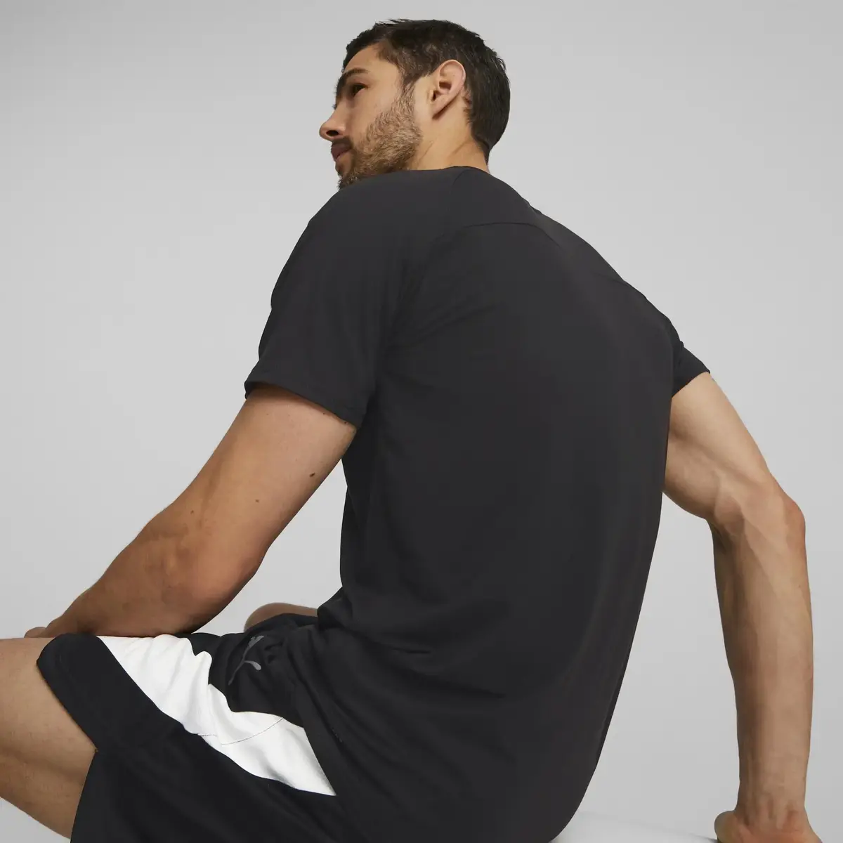 Puma Traın Cloudspun Ss Tee Siyah Erkek Koşu Ve Performans T-Shirt