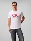 Calvin Klein SS 30S EU CK CALVIN Beyaz Erkek Tişört