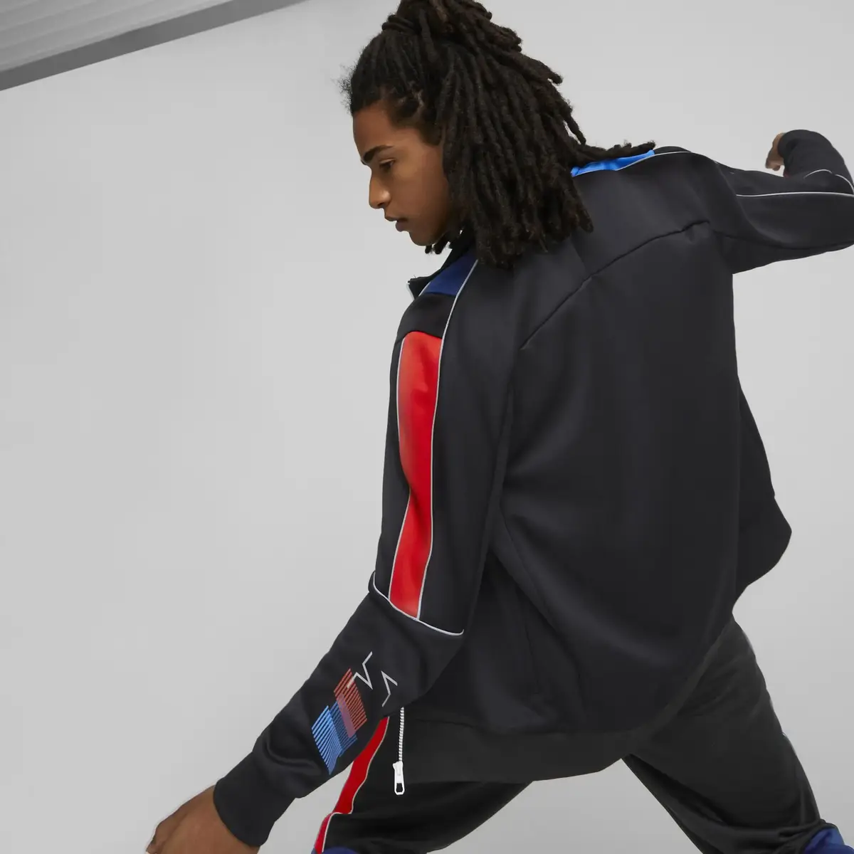 Puma Bmw Mms Mt7 Track Jacket Siyah Erkek Fermuarlı Sweatshirt