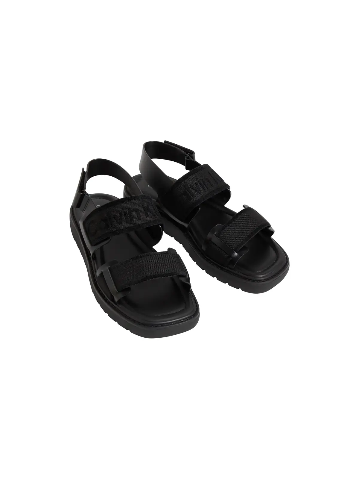 Calvin Klein SQ MOLDED SANDAL WEB Siyah Kadın Sandalet