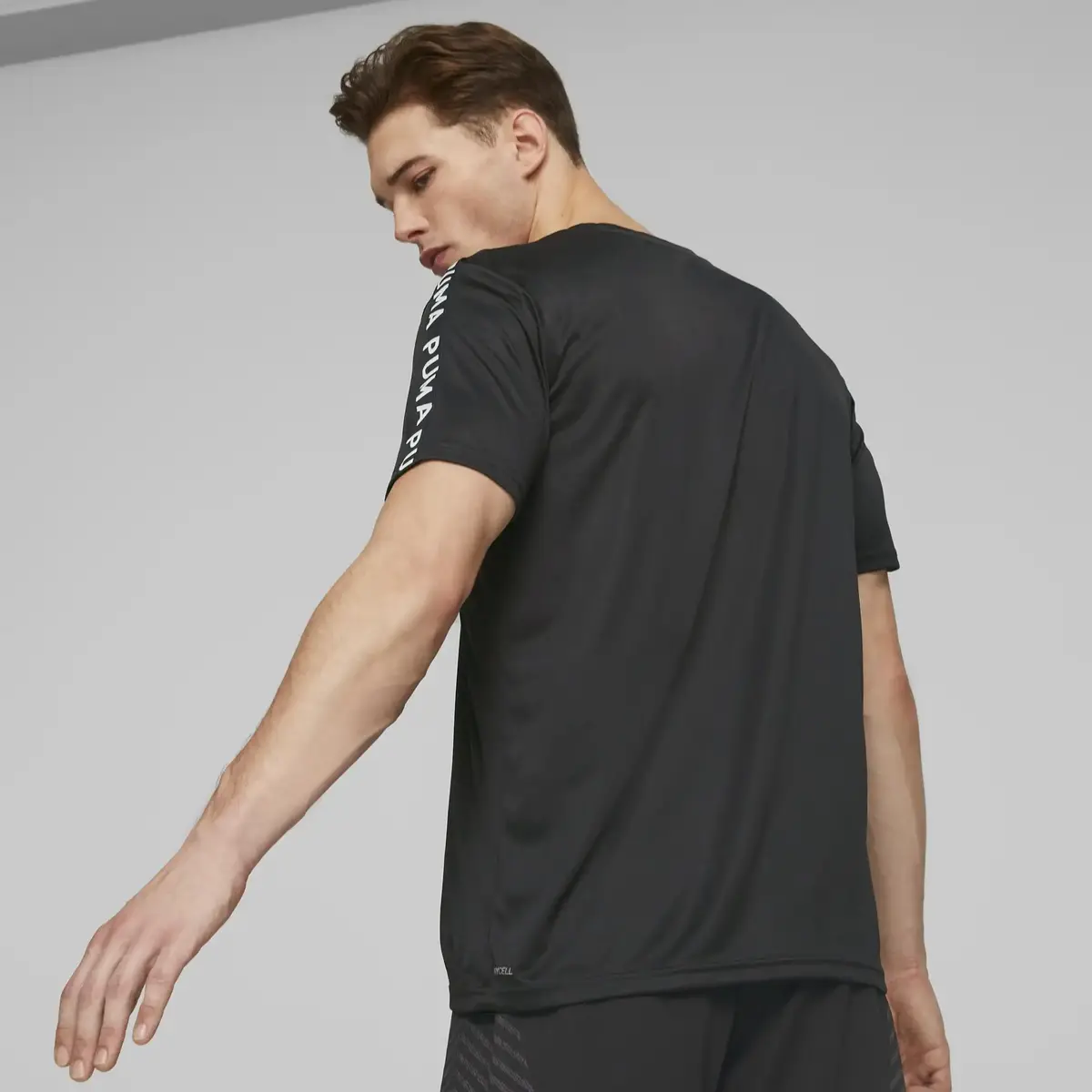 Puma FIT TAPED TEE Siyah Erkek/Unisex Koşu ve Performans T-Shirt