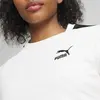 Puma ICONIC T7 Baby Tee Beyaz Kadın T-Shirt