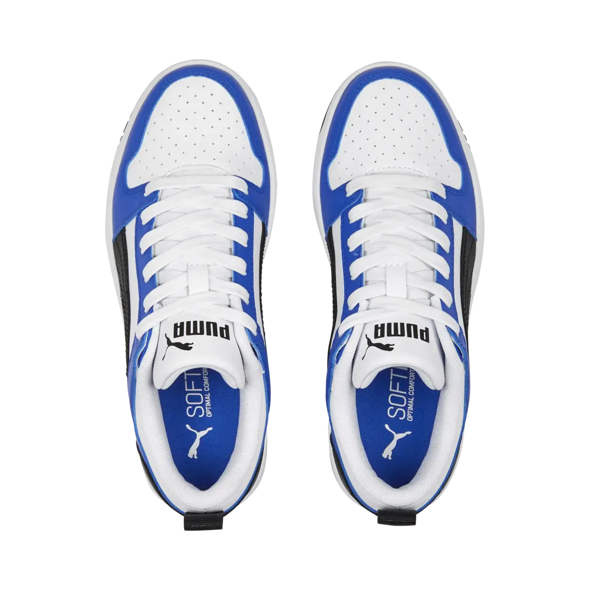 Puma Rebound Layup Lo SL Jr Beyaz Çocuk Spor Ayakkabı