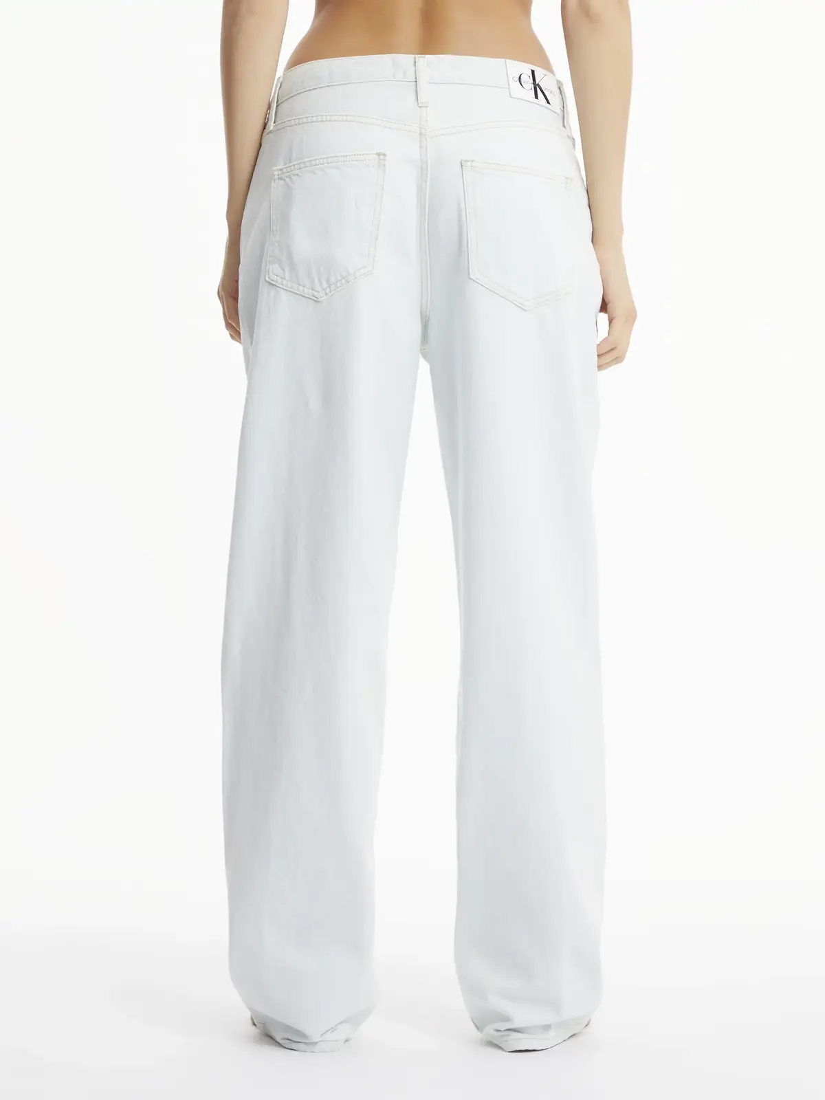Calvin Klein 90S STRAIGHT Kadın Mavi Kot Pantolon
