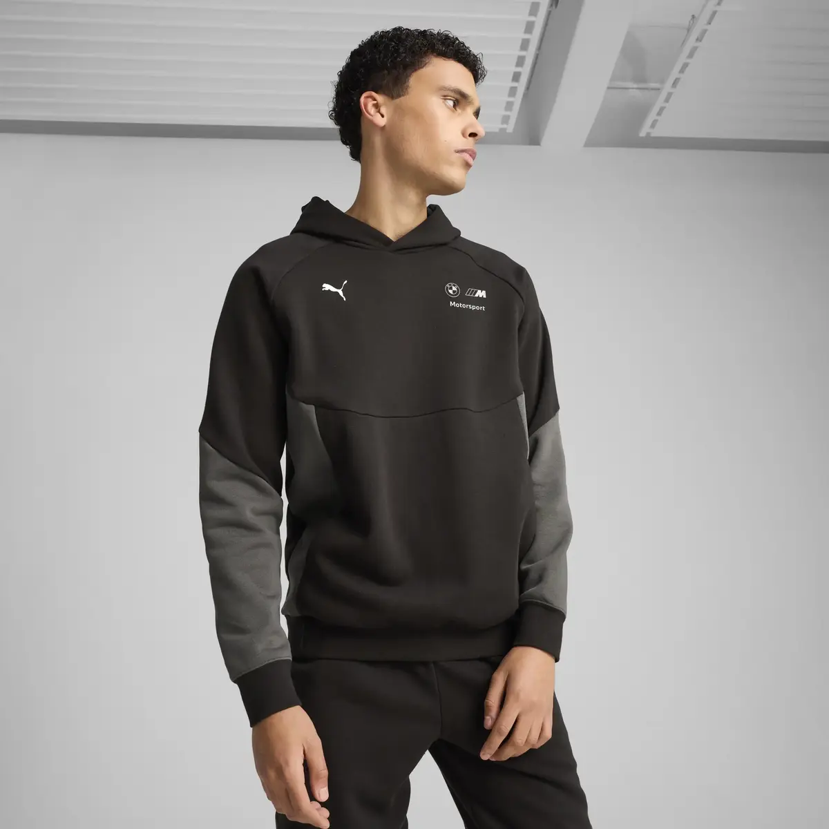 PUMA BMW MMS PUMATECH HOODIE Siyah Erkek Hoodie