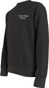 Calvin Klein CKJ STACK LOGO SWEAT Erkek Siyah Sweatshirt
