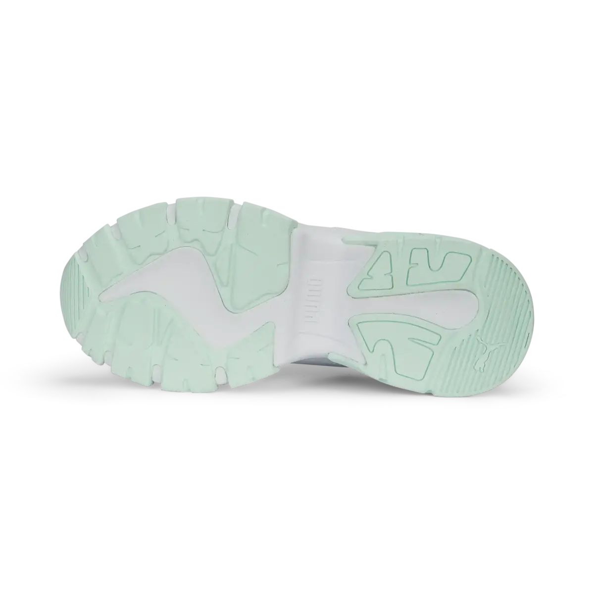 Puma Cassia Via PUMA White-Minty Burst-Adriat Beyaz Kadın Günlük Spor Ayakkabı