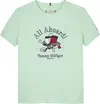 Tommy Hilfiger FLAG MASCOT TEE SS, LZY Yeşil Kız Çocuk T-Shirt & Polo