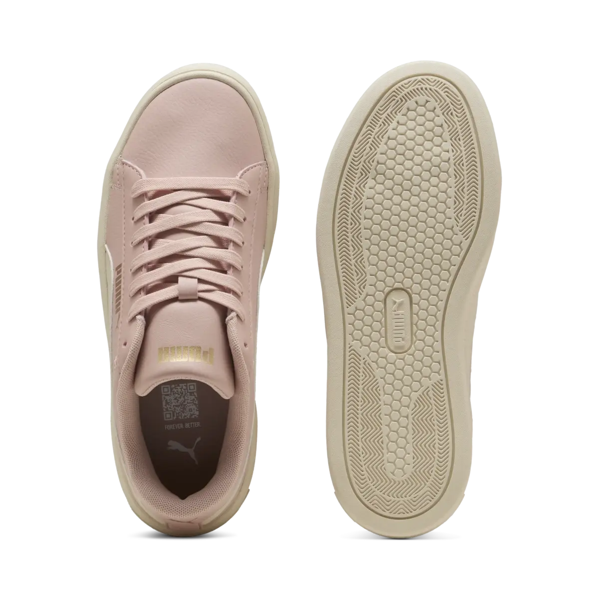 Puma Smash Platform v3 Pembe Kadın Spor Ayakkabı & Sneaker