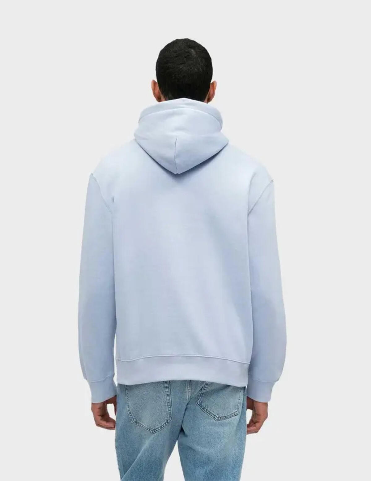 Calvin Klein LS 350FLEECE COLLEGIATE HOODIE Mavi Erkek Sweatshirt