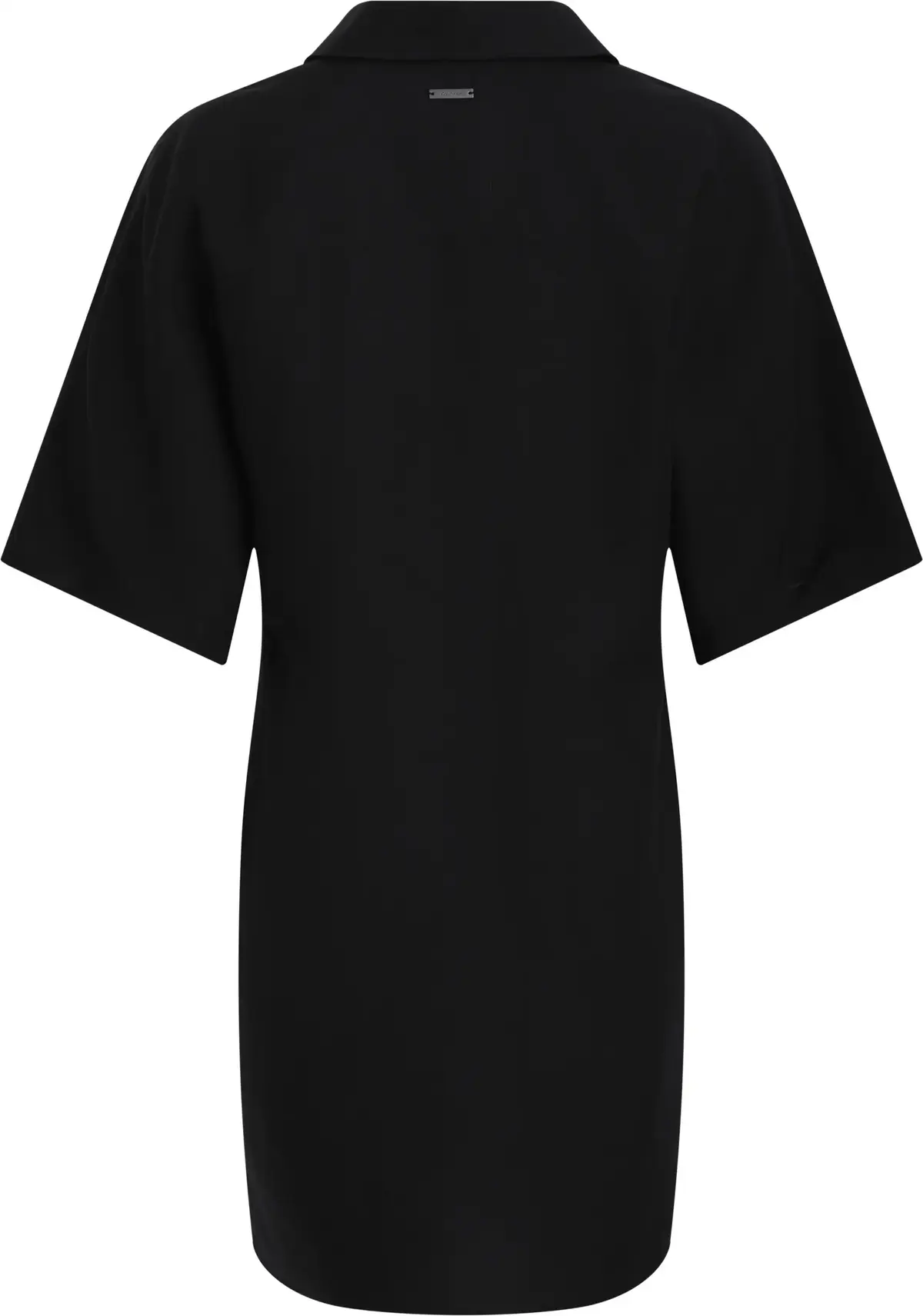 Calvin Klein LINEN BLEND HS SHIRT, BEH Siyah Kadın Elbise-Etek