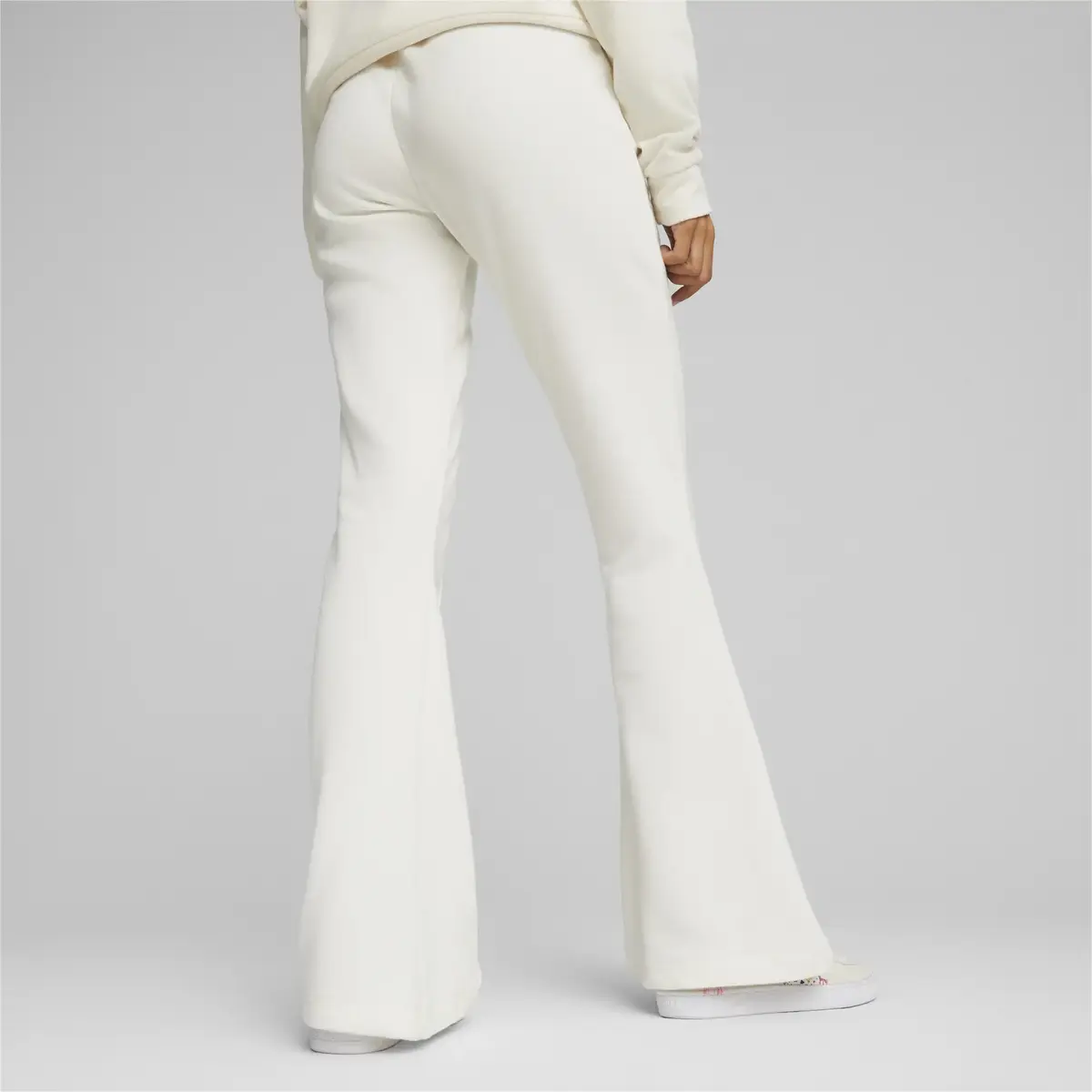 Puma CLASSICS Flared Pants Beyaz Kadın Eşofman Altı