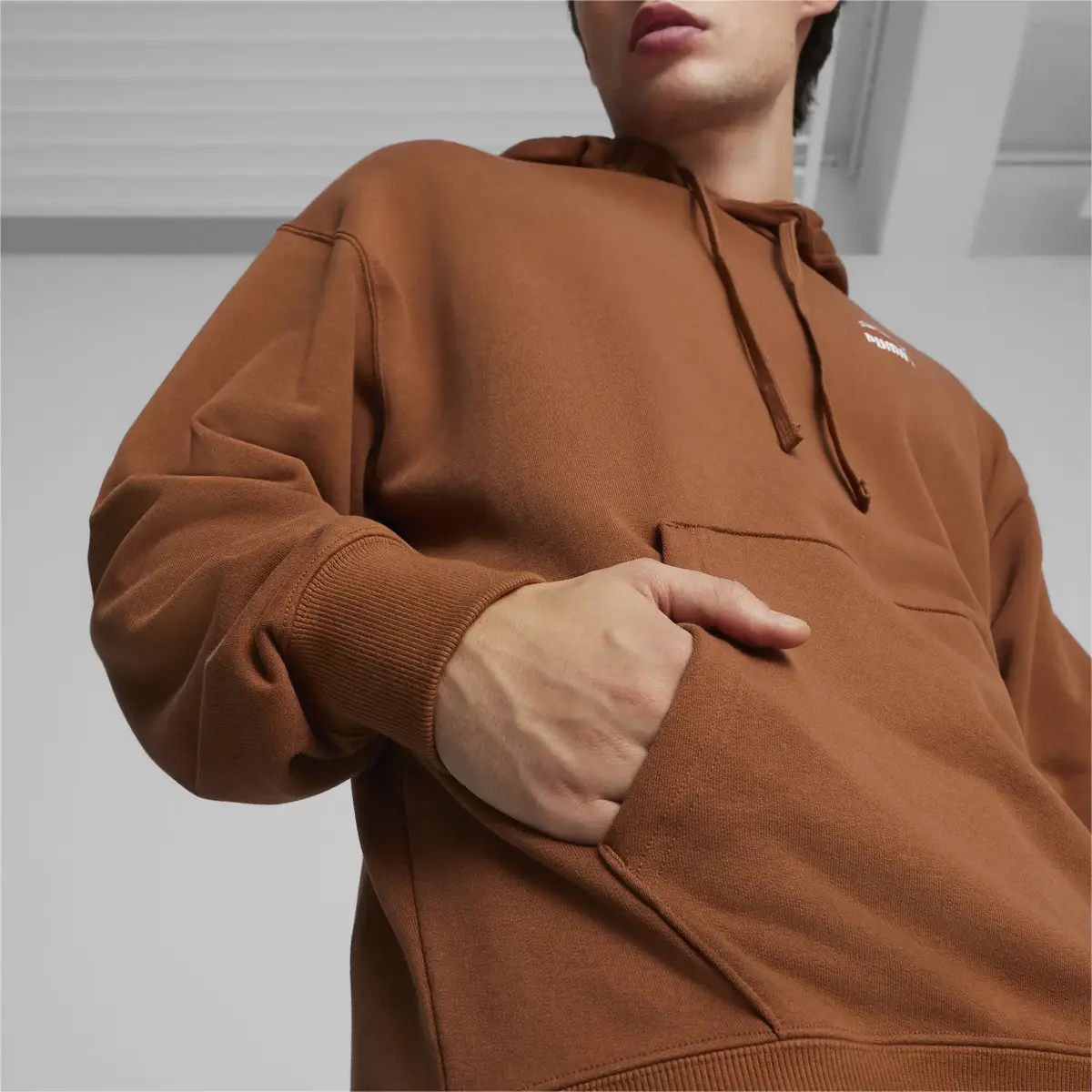 Puma BETTER CLASSICS Relaxed Hoodie TR Kahverengi Erkek Sweatshirt