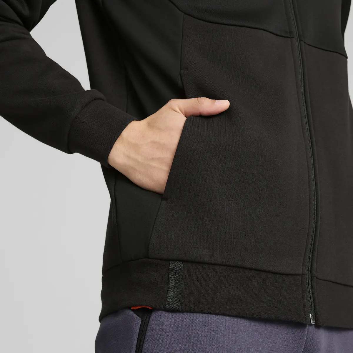 Puma PUMATECH FZ Hoodie Siyah Erkek Sweatshirt