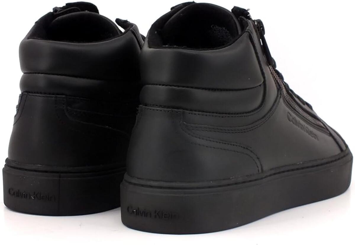 Calvin Klein HIGH TOP LACE UP W/Z, 0GJ Siyah Erkek Bot