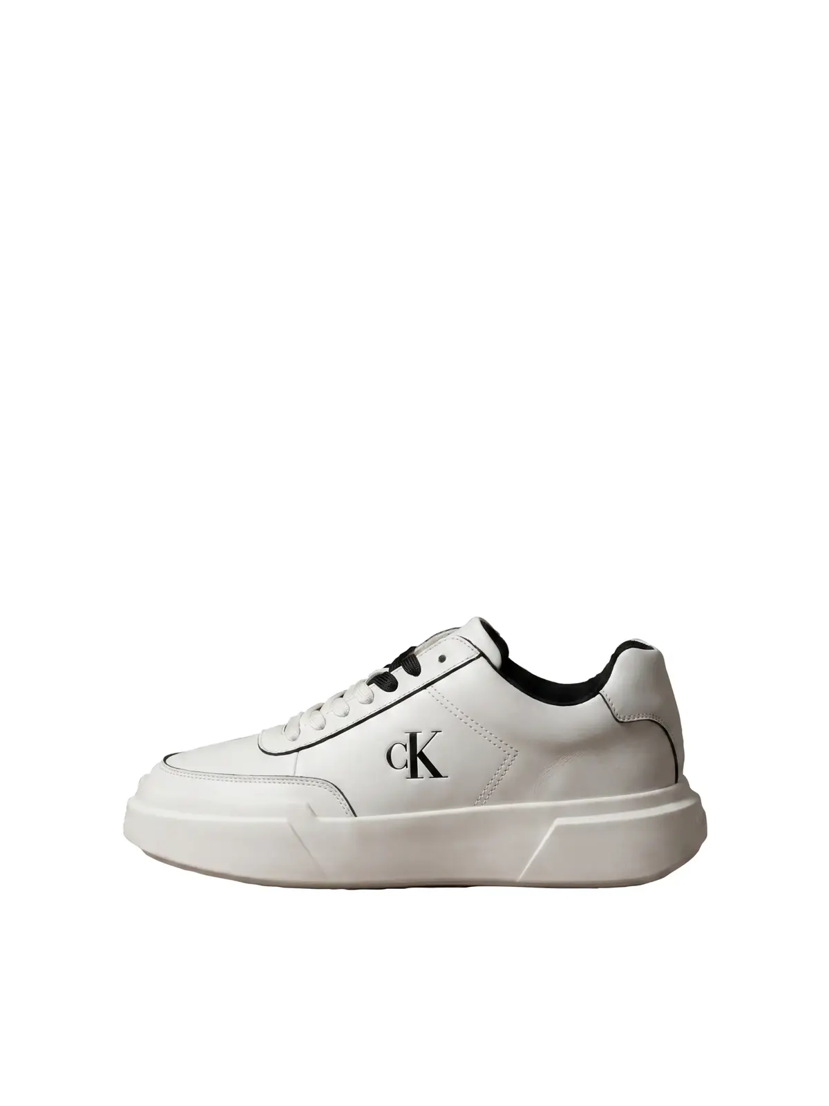Calvin Klein CHUNKY CUPSOLE DERBY, 02P Beyaz Kadın Spor Ayakkabı