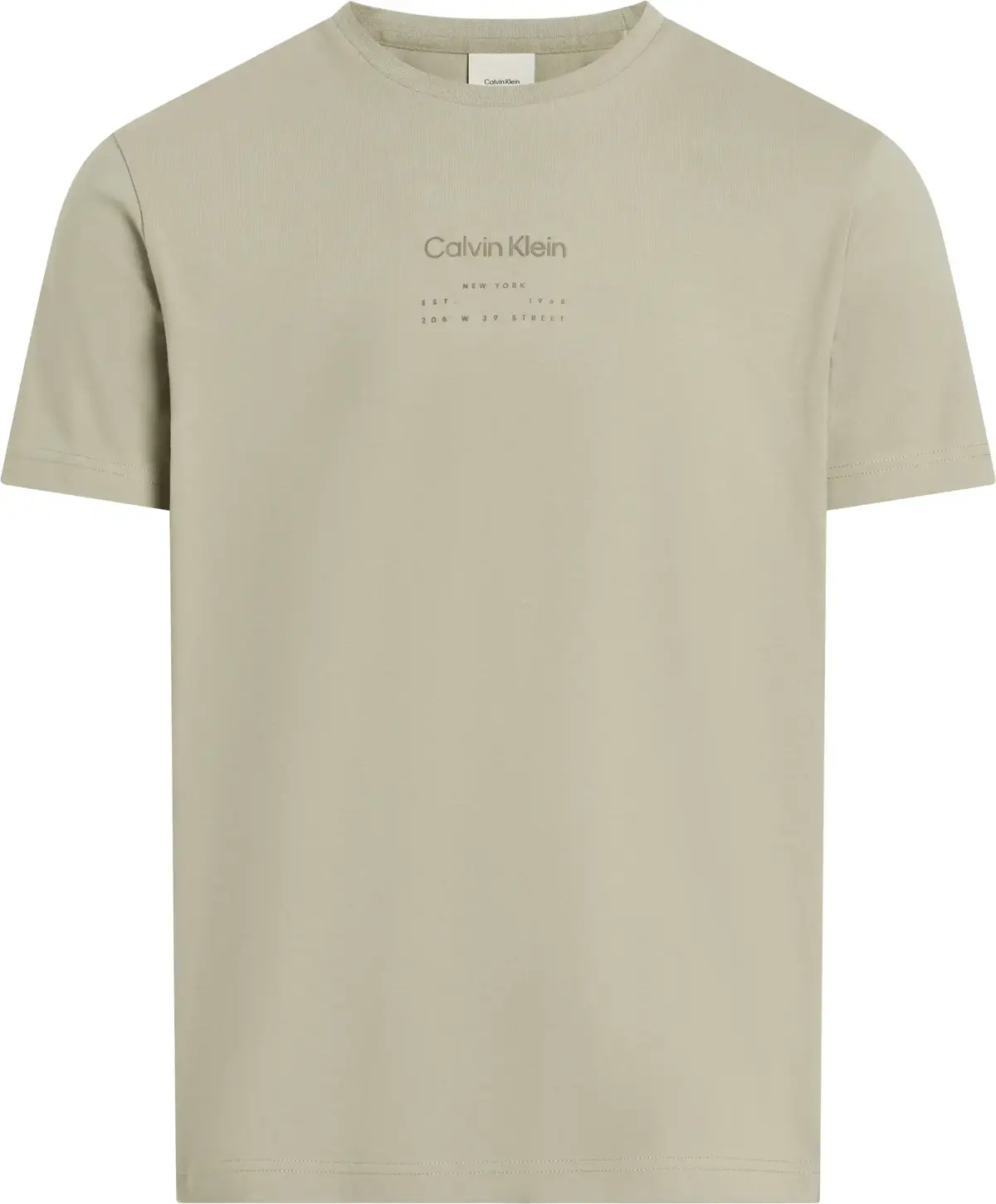 Calvin Klein RAISED EDITORIAL LOG, PAH Bej Erkek T-Shirt & Polo