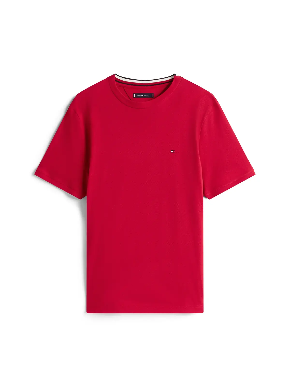 Tommy Hilfiger RWB PIQUE TEE, XLD Kırmızı Erkek T-Shirt