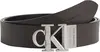 Calvin Klein ROUND MONO PLAQUE RE Erkek Siyah Kemer