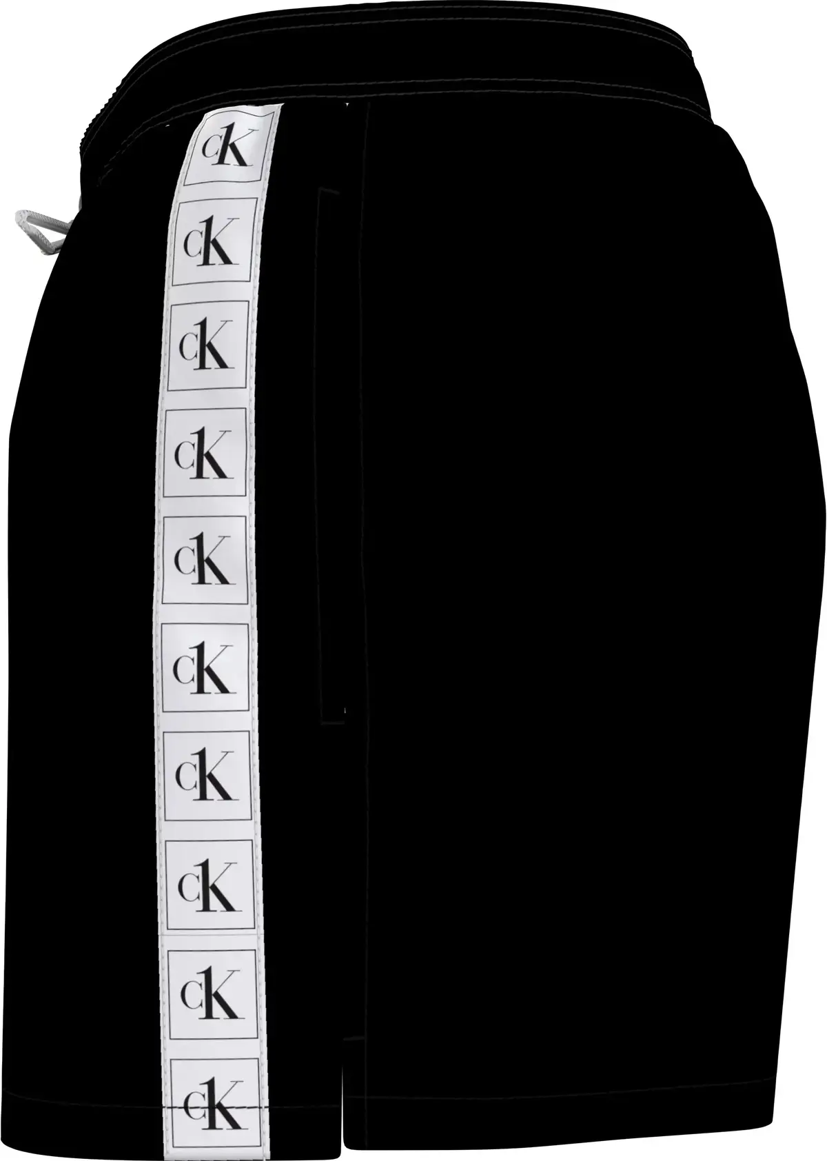 Calvin Klein MEDIUM DRAWSTRING Erkek Siyah Deniz Şortu