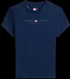 Tommy Hilfiger TJW SLIM TJ US LINEA, C1G Lacivert Kadın T-Shirt & Polo