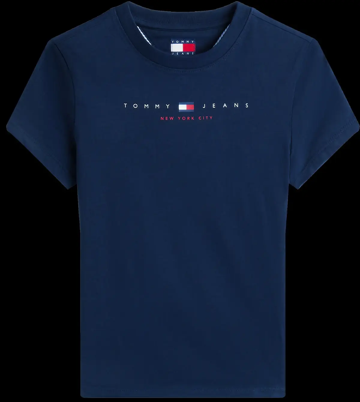 Tommy Hilfiger TJW SLIM TJ US LINEA, C1G Lacivert Kadın T-Shirt & Polo