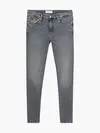 Calvin Klein SLIM Erkek Gri Kot Pantolon