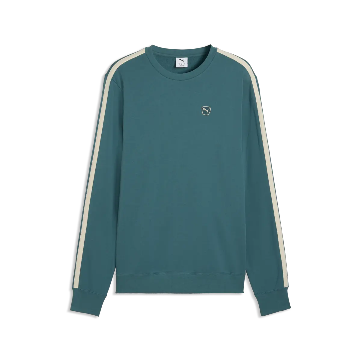 Puma ESS ELEVATED Crew TR TK Yeşil Erkek Sweatshirt