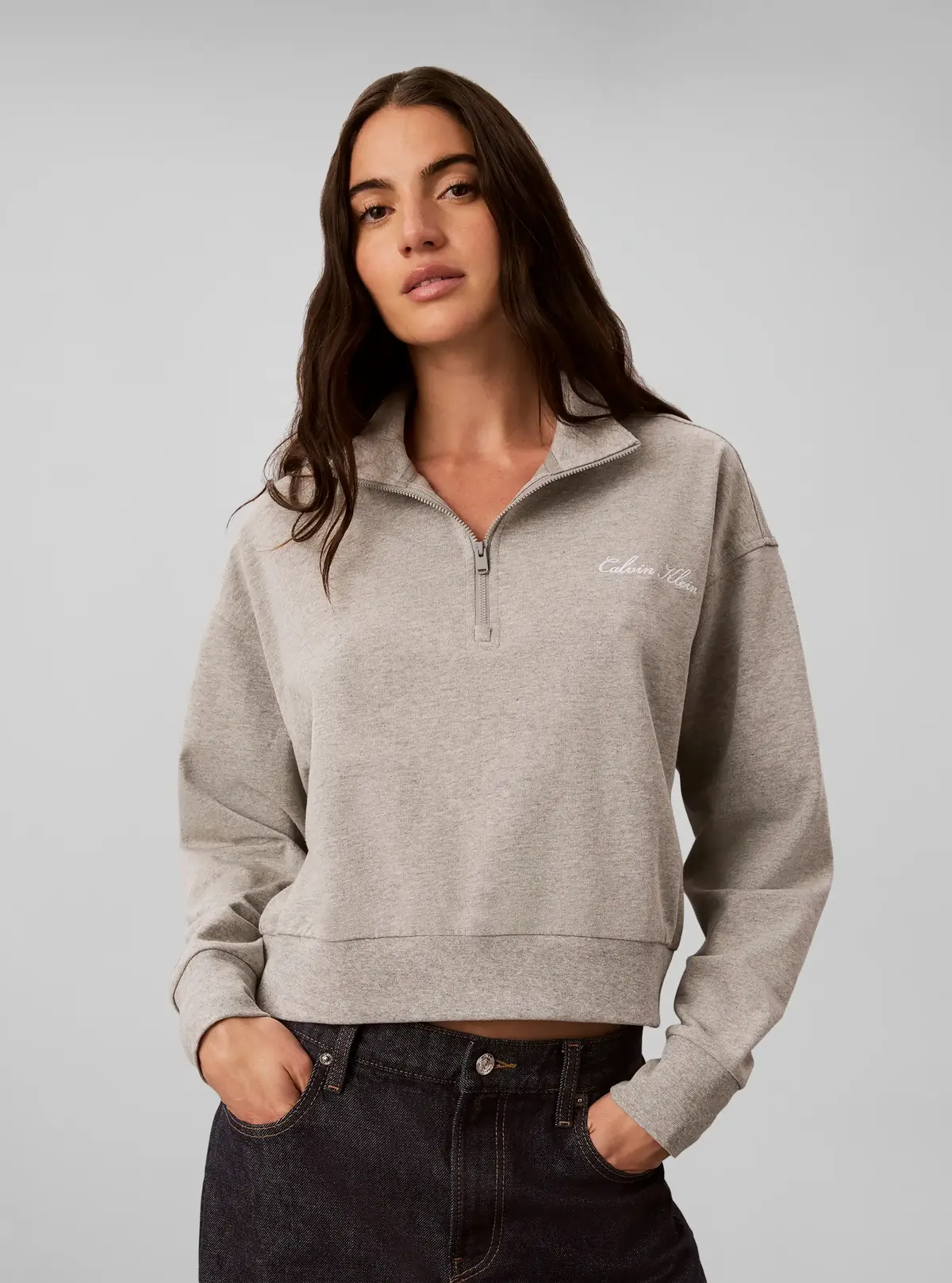 HEAVY JERSEY 1/4 ZIP, P7A