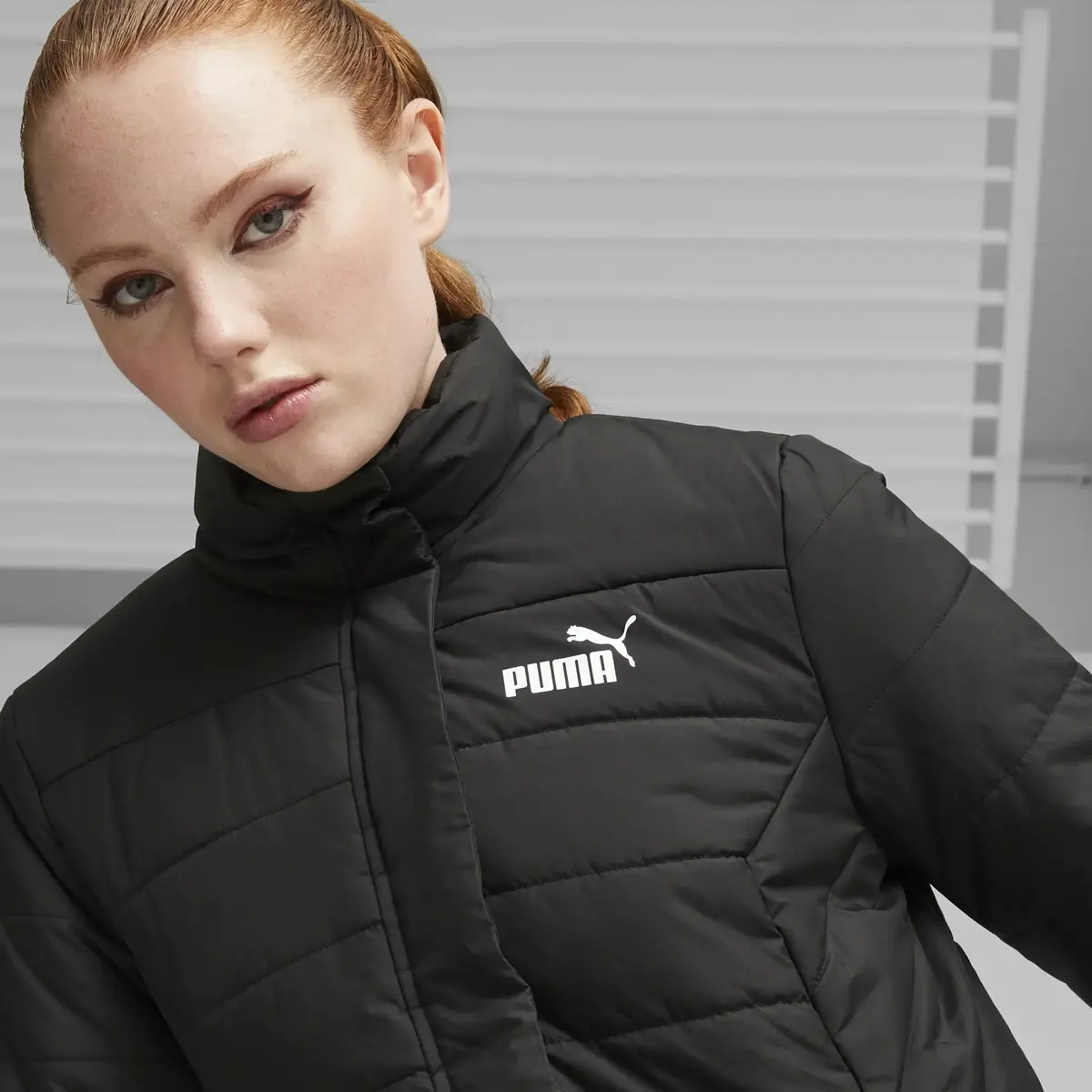 Puma ESS+ Padded Jacket Siyah Kadın Şişme Mont