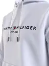 Tommy Hilfiger TOMMY LOGO HOODY, YBR Beyaz Erkek Sweatshirt