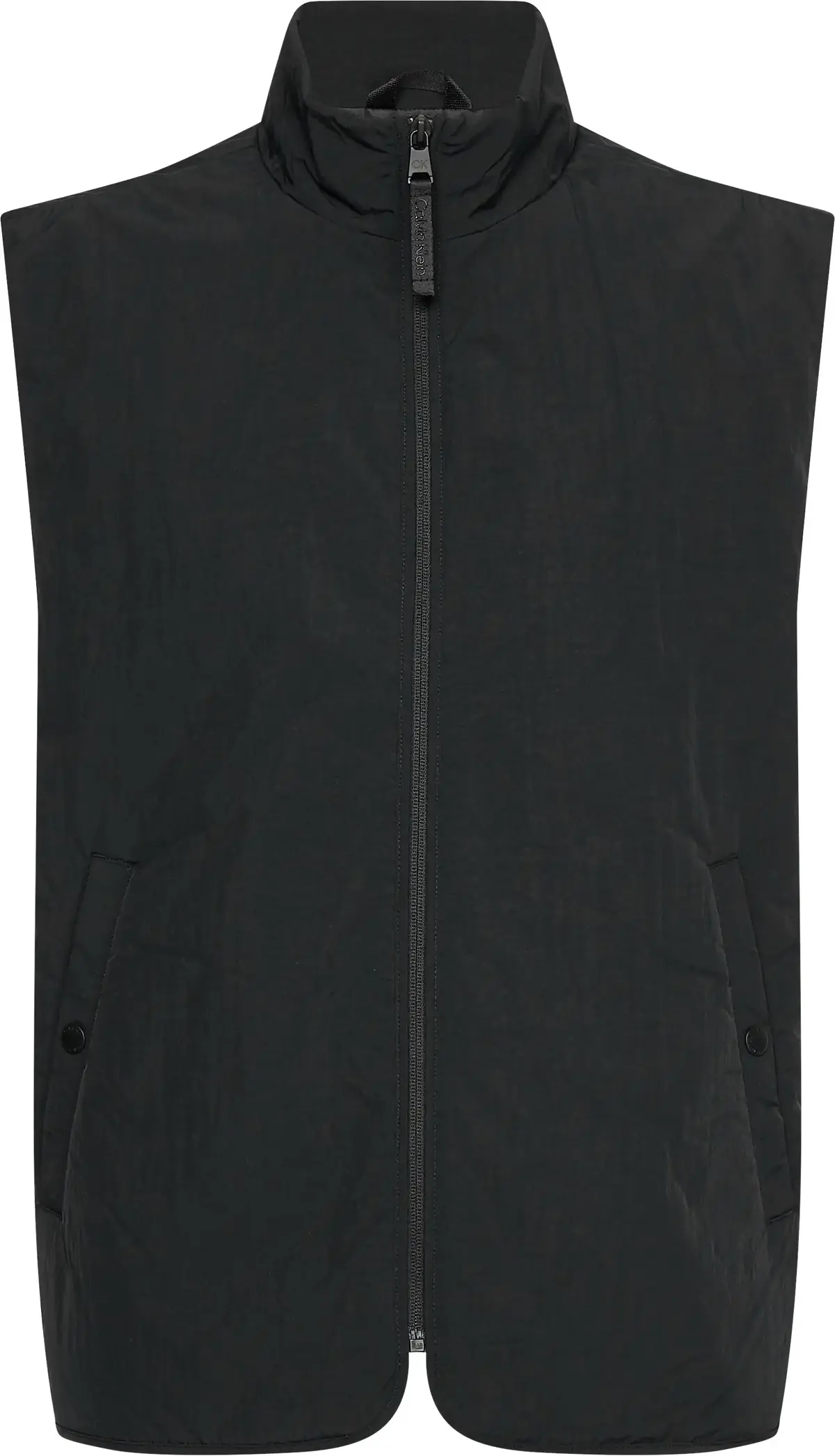 Calvin Klein CRINKLE NYLON VEST Erkek Siyah Yelek