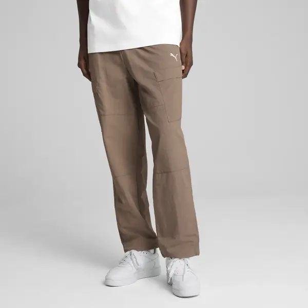 PUMA WARDROBE ESS Cargo Pants Kahverengi Erkek Eşofman Altı