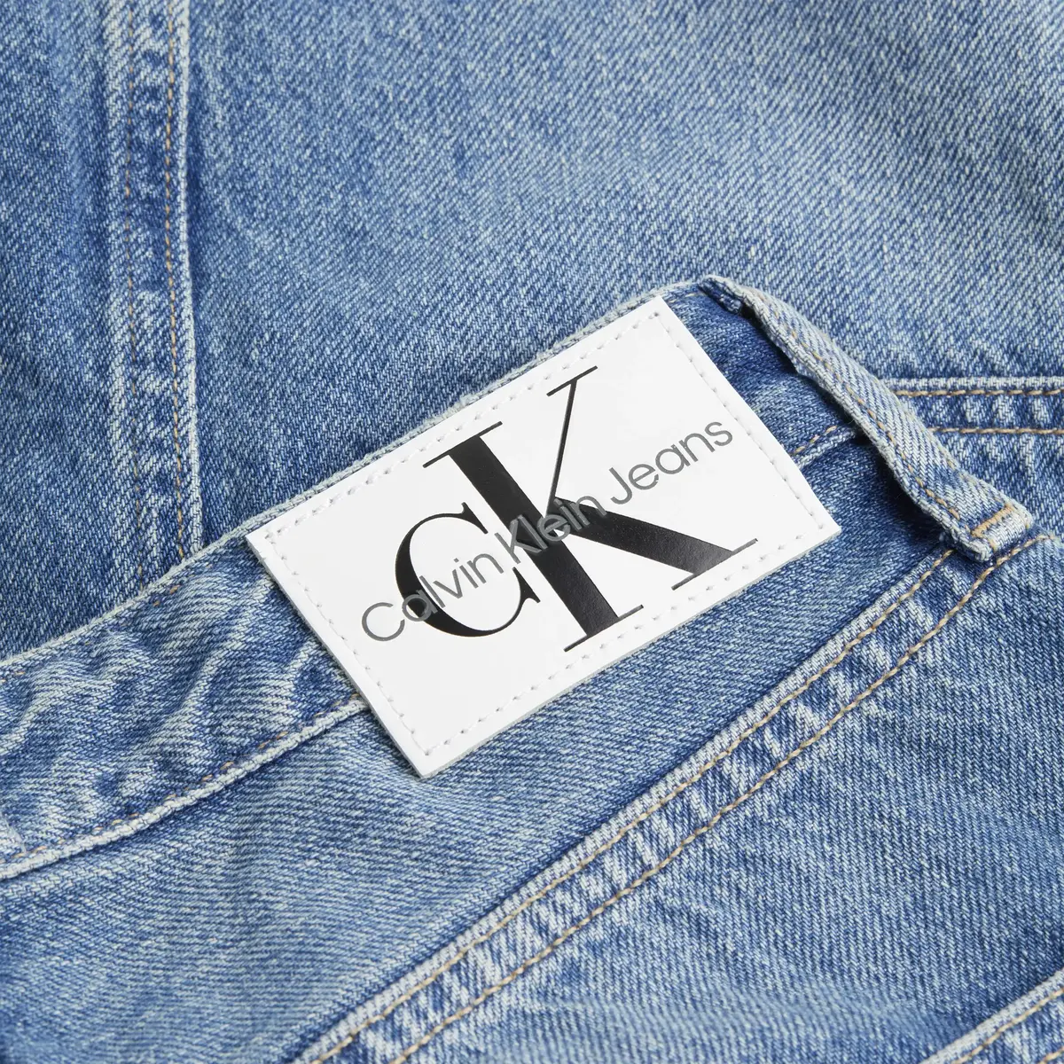 Calvin Klein A- LINE MINI SKIRT Kadın Mavi Etek