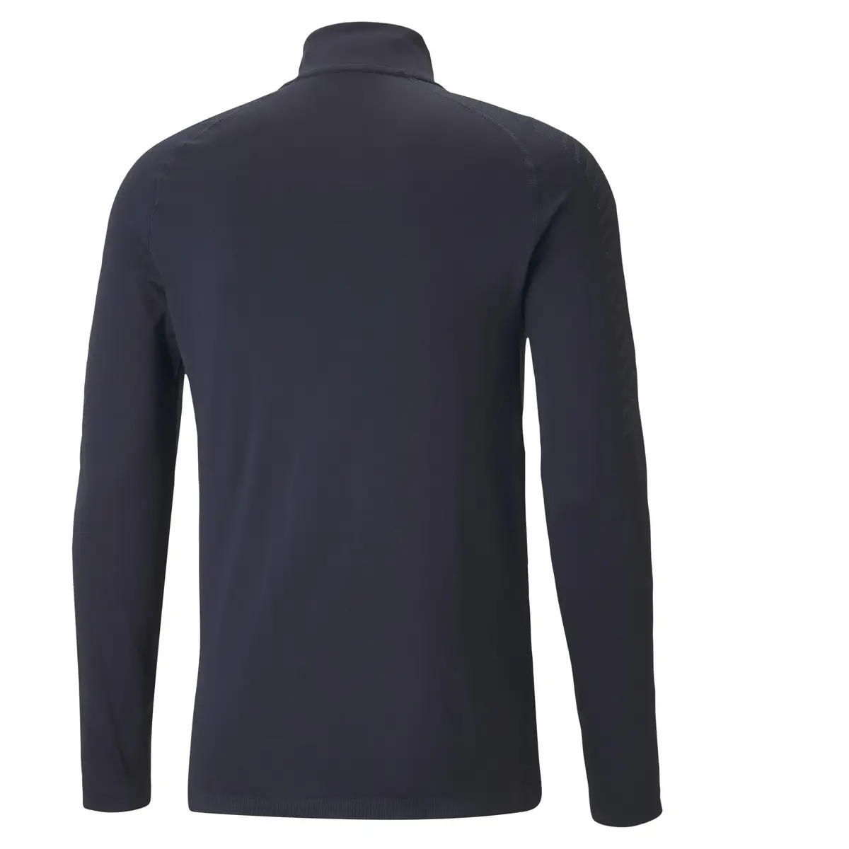 Puma Formknıt Seamless 1/2 Zıp Lacivert Erkek Yarım Fermuarlı Spor Üst