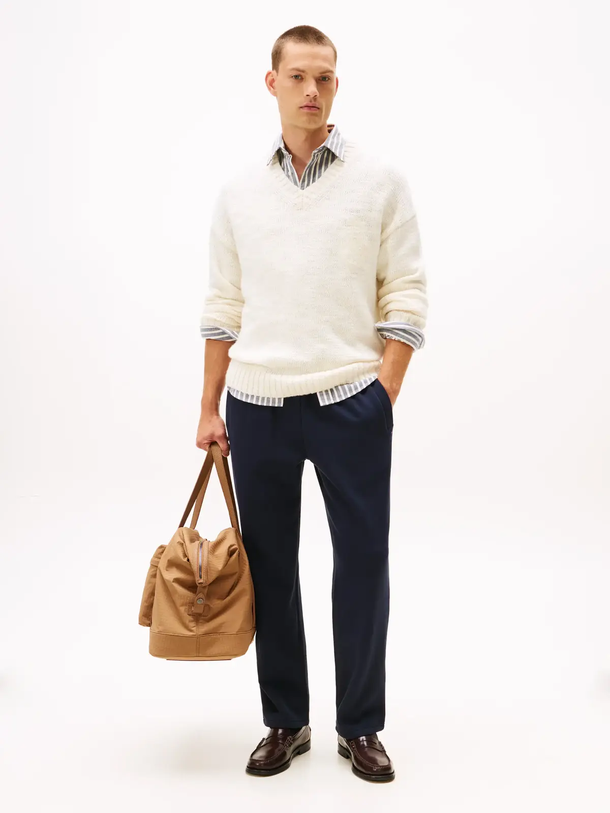 Tommy Hilfiger GLOBAL STRIPE SWEATP, DW5 Siyah Erkek Eşofman Altı