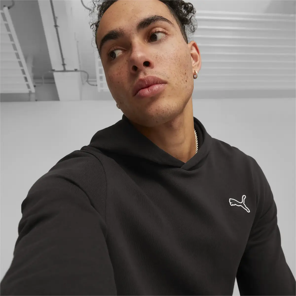 Puma BETTER ESSENTIALS Hoodie TR Siyah Erkek Sweatshirt