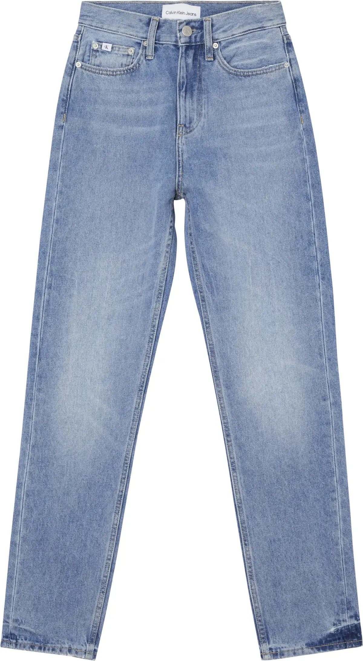 Calvin Klein AUTHENTIC SLIM STRAI Kadın Mavi Kot Pantolon