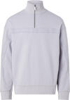 Calvin Klein LOGO TAPE INTERLOCK Erkek Gri Sweatshirt