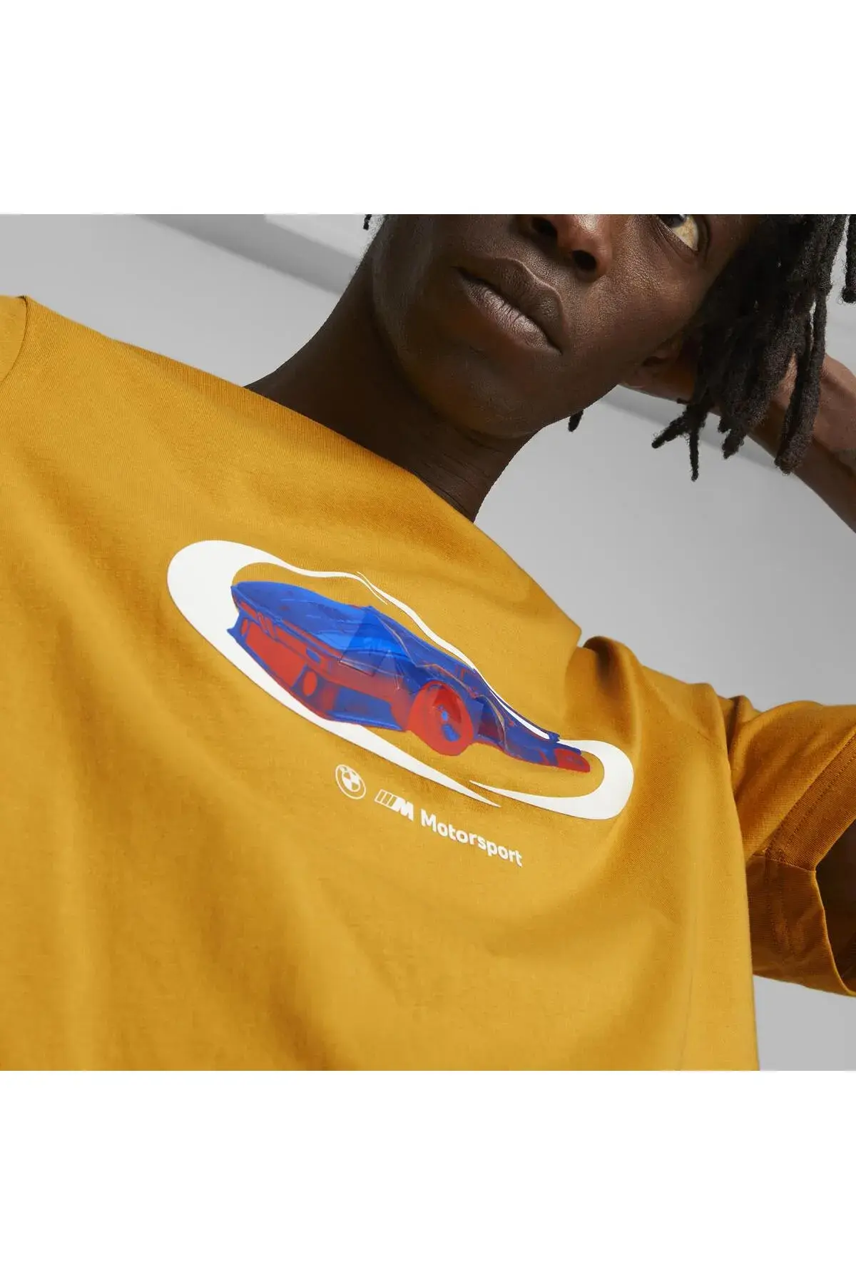 Puma BMW MMS Statement Car Graphic Tee Turuncu Erkek T-Shirt